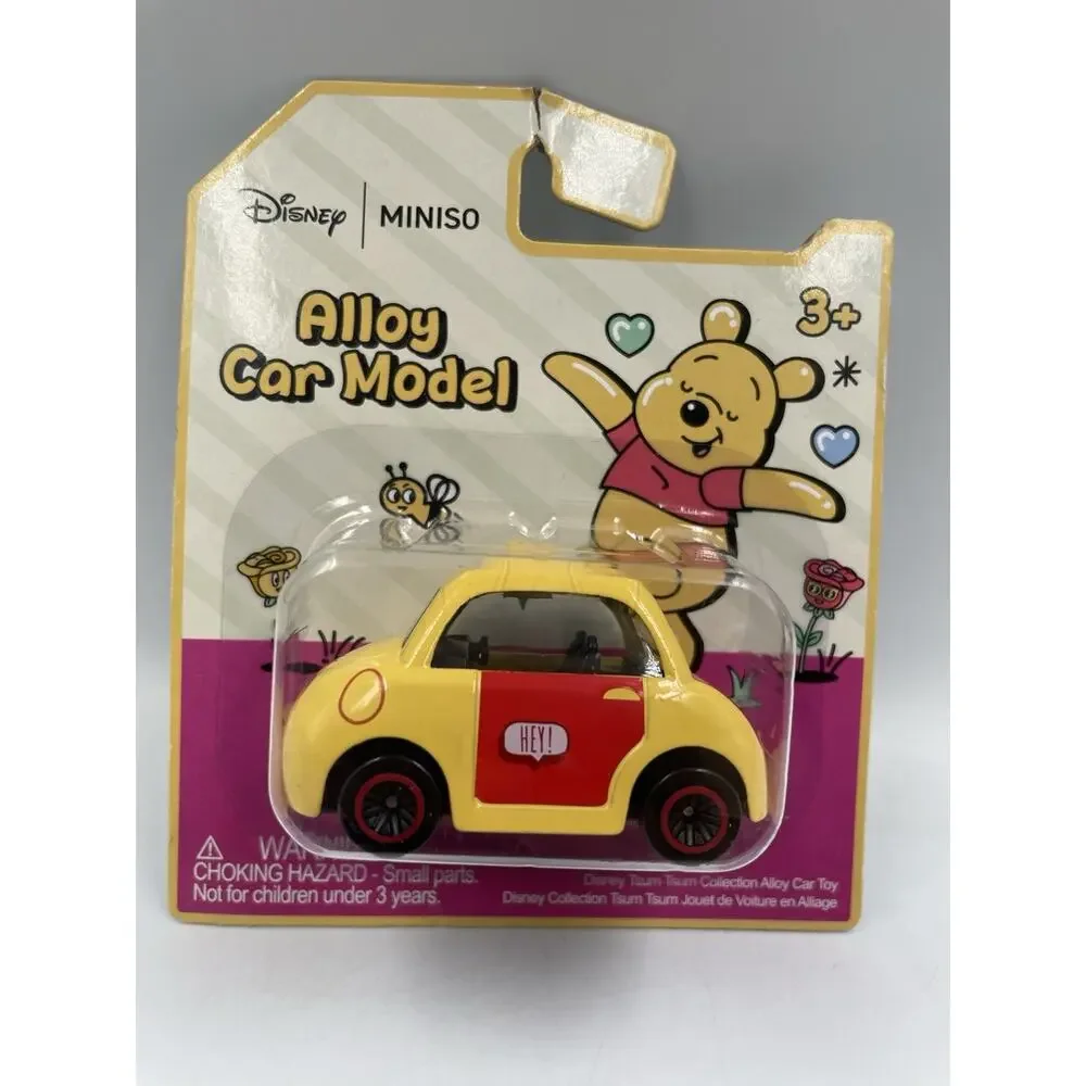 Disney Miniso Winnie The Pooh Alloy Car Model Sealed